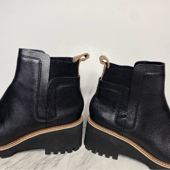 Dolce Vita Huey Black Leather Bootie 9 - Picture 9 of 16